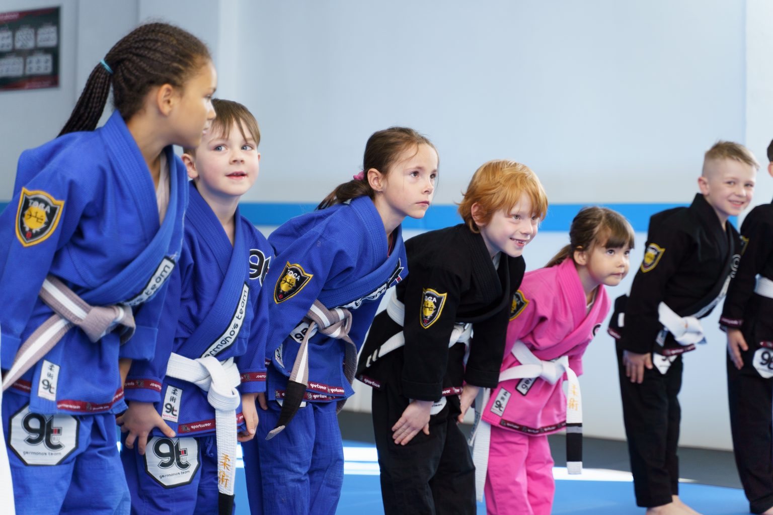 Kinder im BJJ-Training bei germano’s team